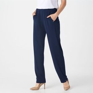 Susan Graver Classic Navy Trousers